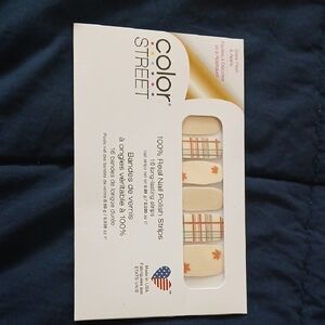 Color Street Maple Plaid Nail Strips